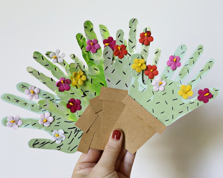 Cactus Handprint - Childhood Magic