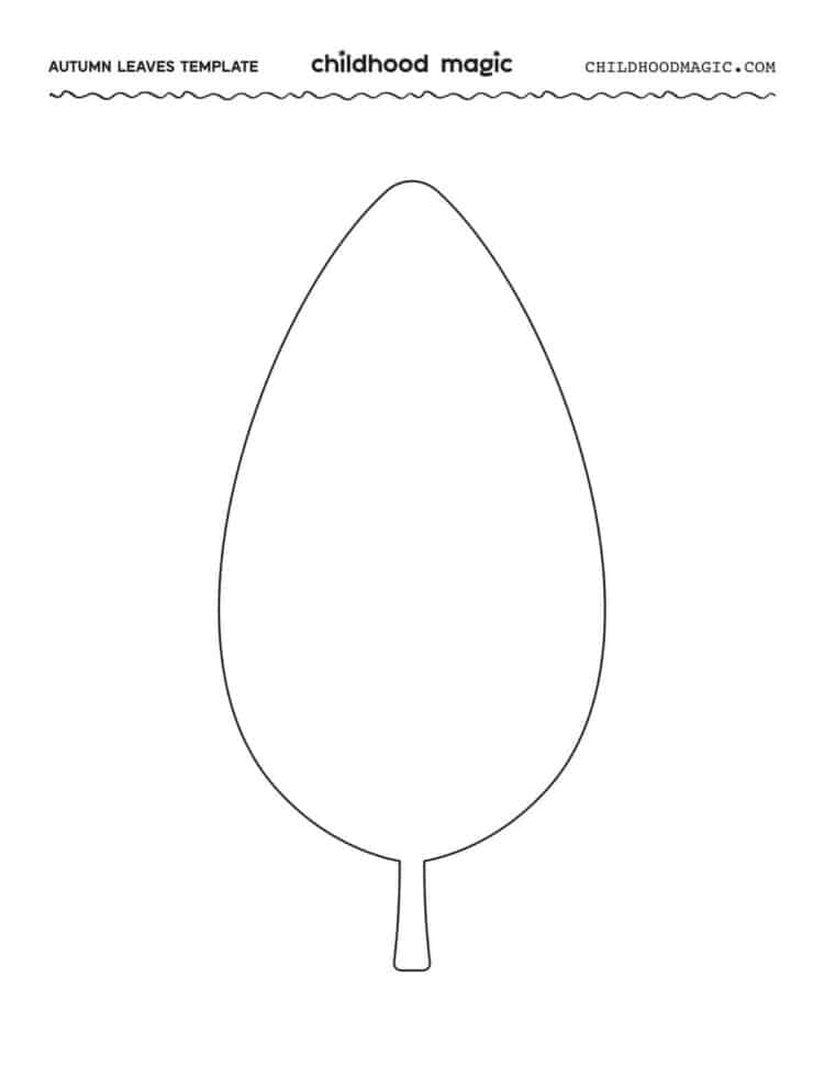 Leaf Outline Childhood Magic