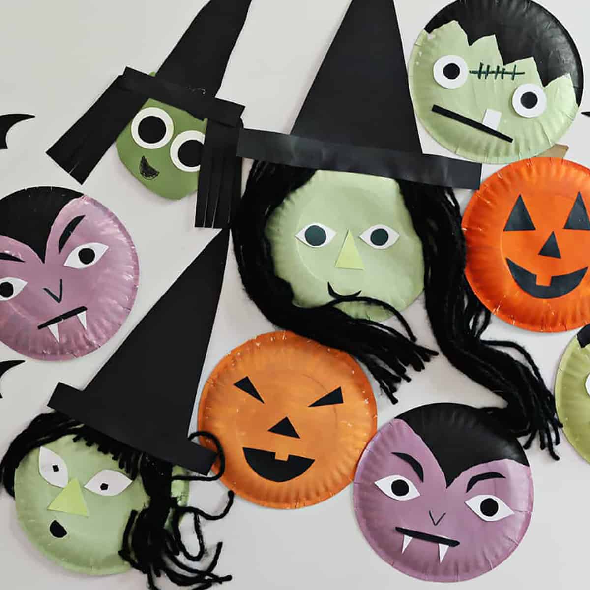 Paper Plate Halloween Crafts - Made To Be A Momma