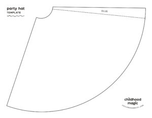 Party Hat Template - Childhood Magic