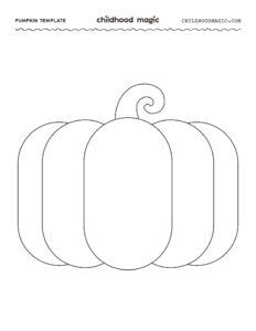 Pumpkin Outline - Childhood Magic