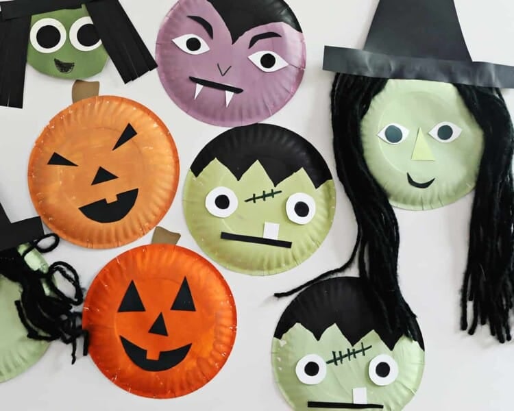 Halloween Paper Plate Craft