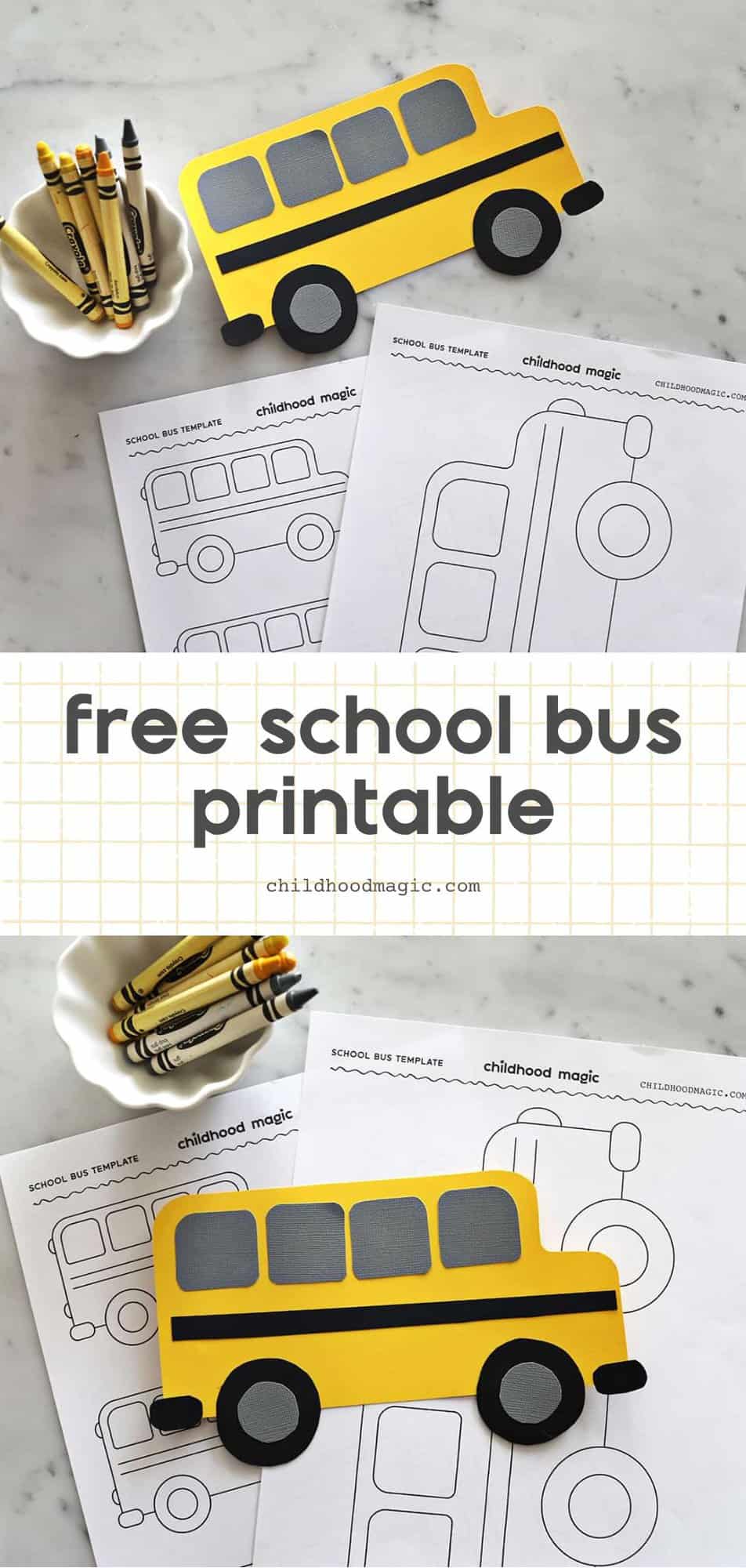 School Bus Template