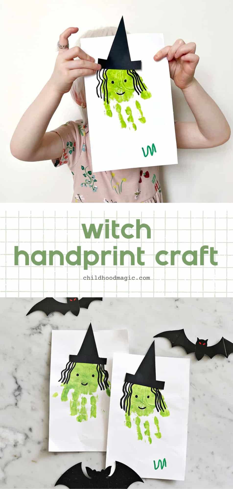 Witch Handprint Craft - Childhood Magic