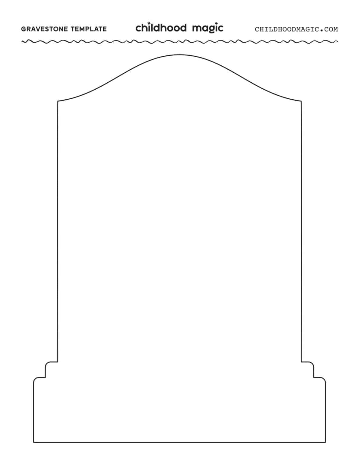 Tombstone Outline
