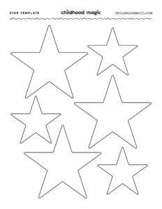 Star Template - Childhood Magic