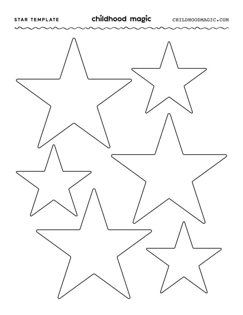 Star Template - Childhood Magic