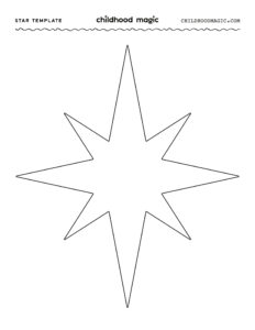 Star Template - Childhood Magic