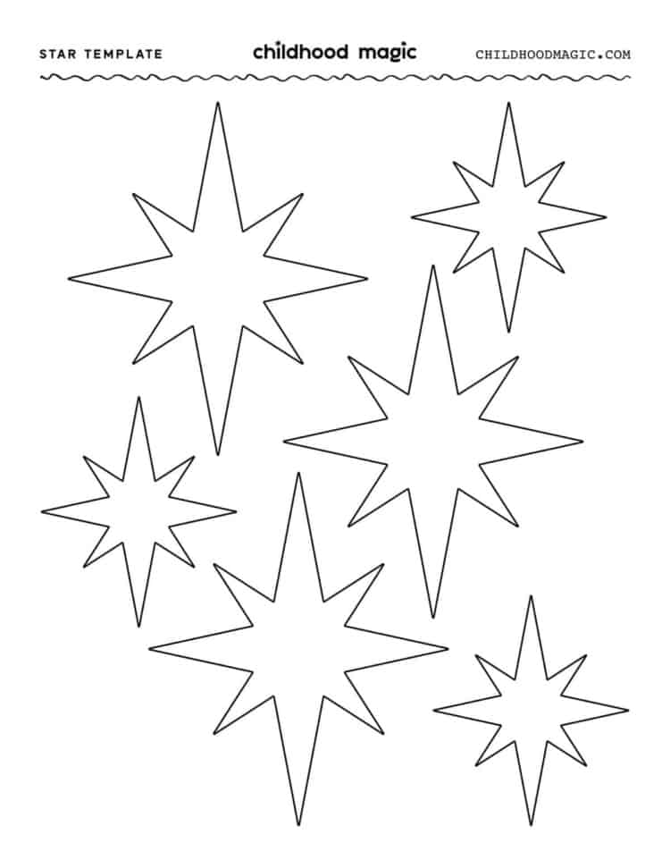 Star Template - Childhood Magic