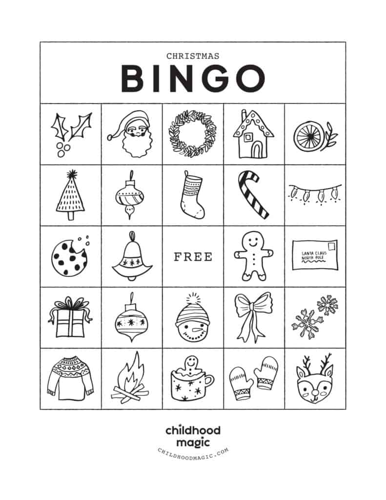 Christmas Bingo - Childhood Magic