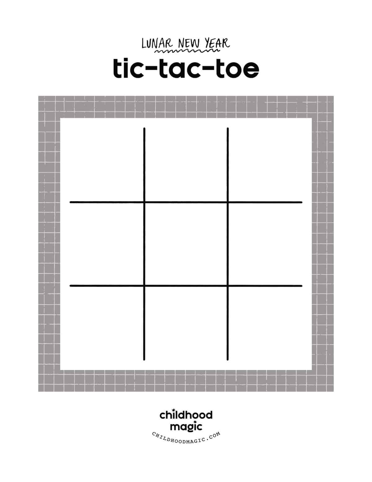 Rainbow Tic Tac Toe, PDF in 2023