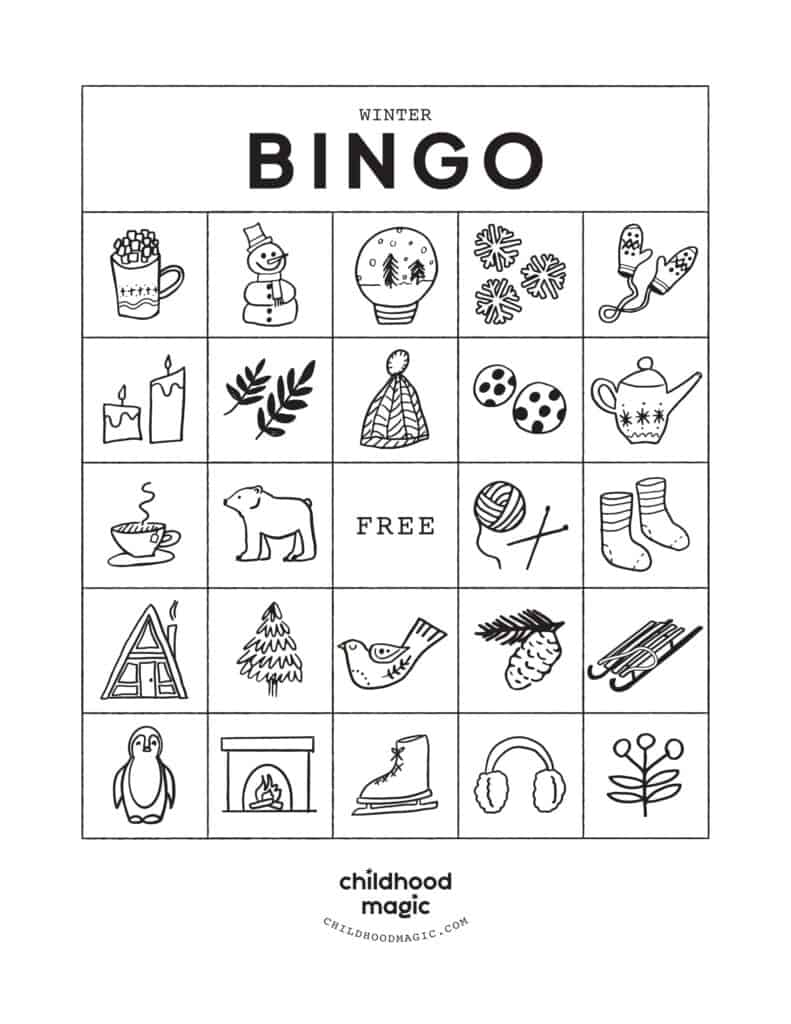 Winter Bingo - Childhood Magic