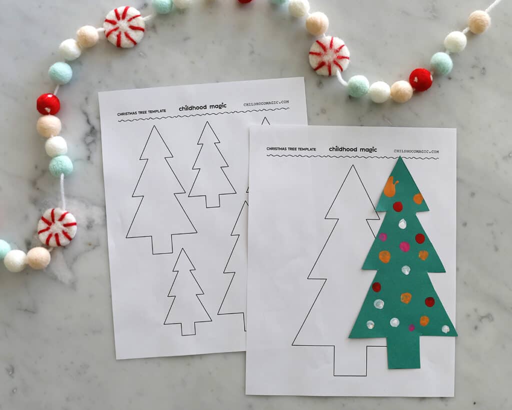 Christmas Tree Outline - Childhood Magic