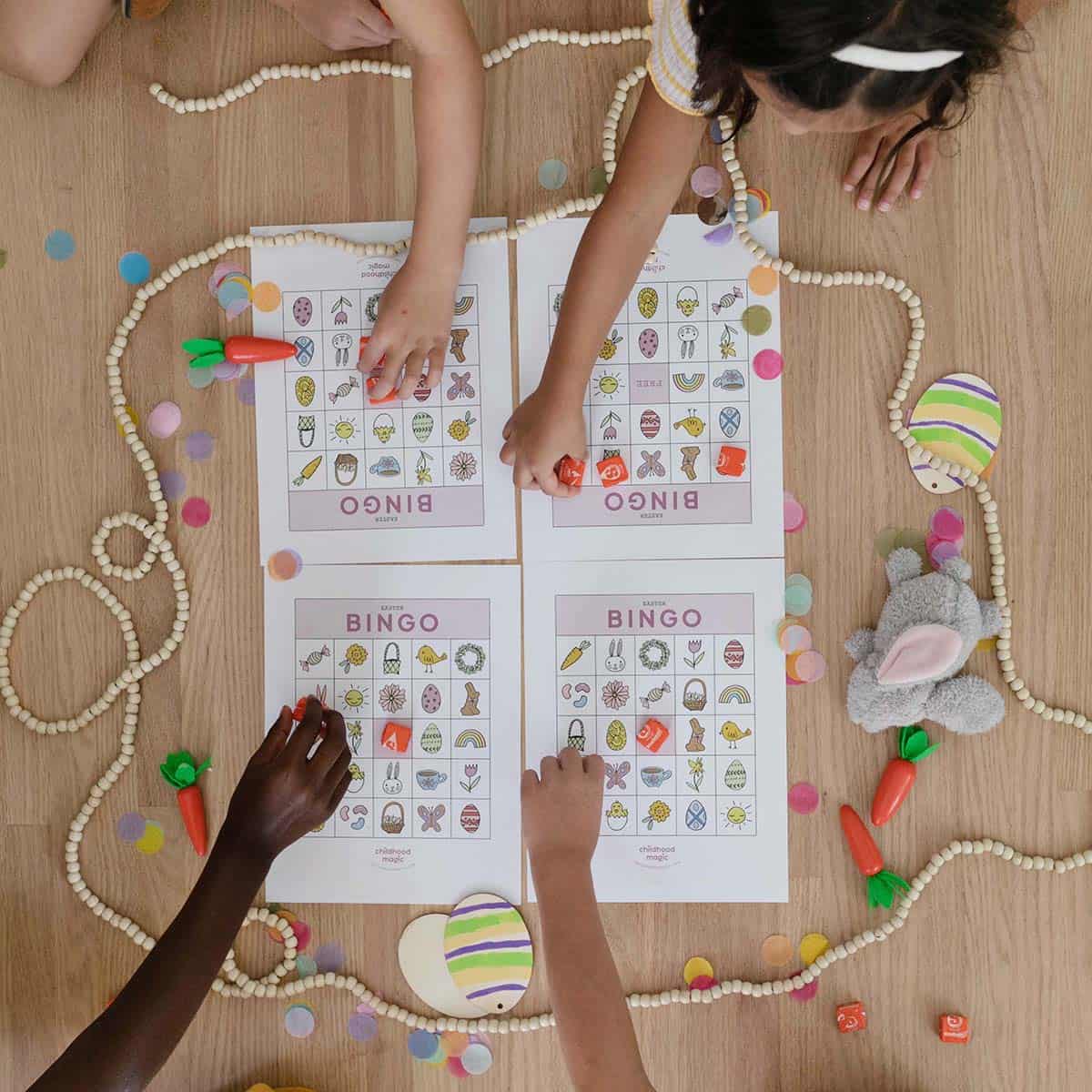 Easter Bingo Game for Kids to Play - Easy Holiday Ideas