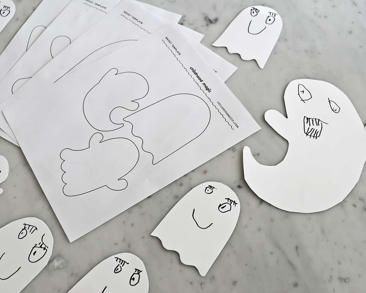 Ghost Template Free Printable Childhood Magic