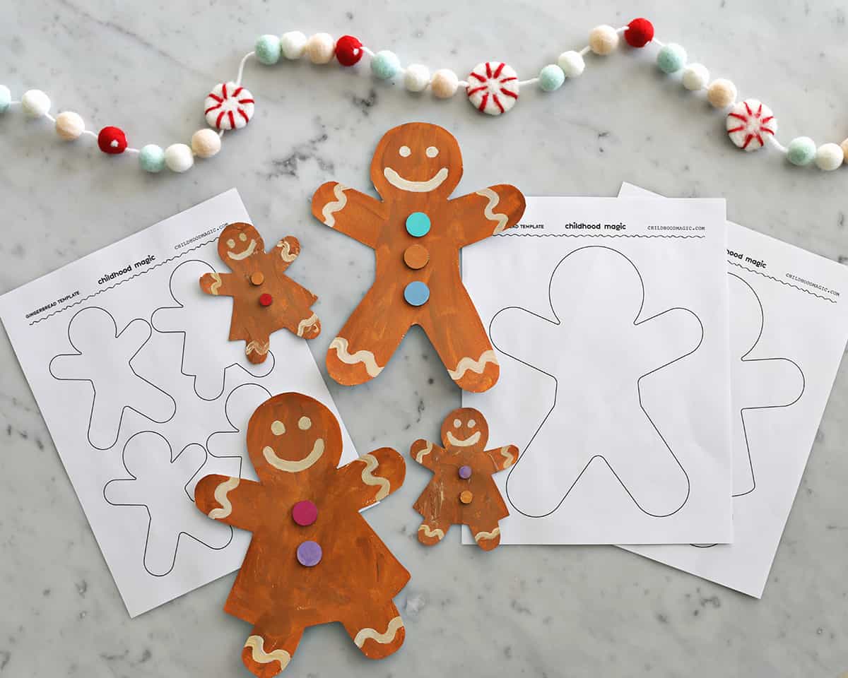 Free Gingerbread Man Template Printable