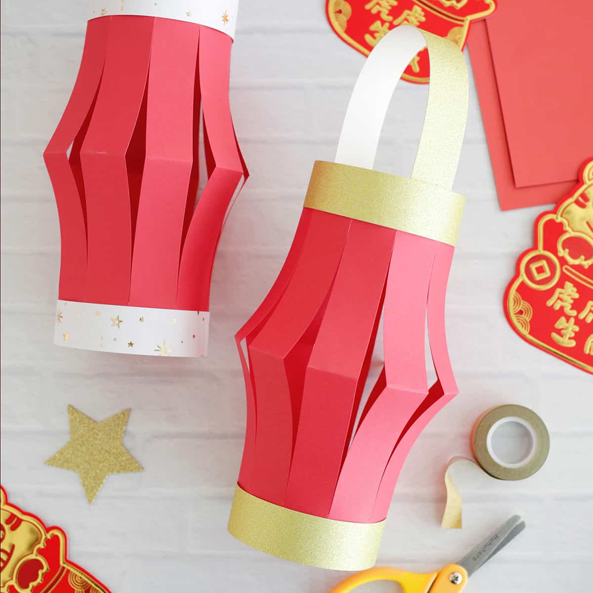 5 DIY Chinese New Year Decorations! Paper crafts! 