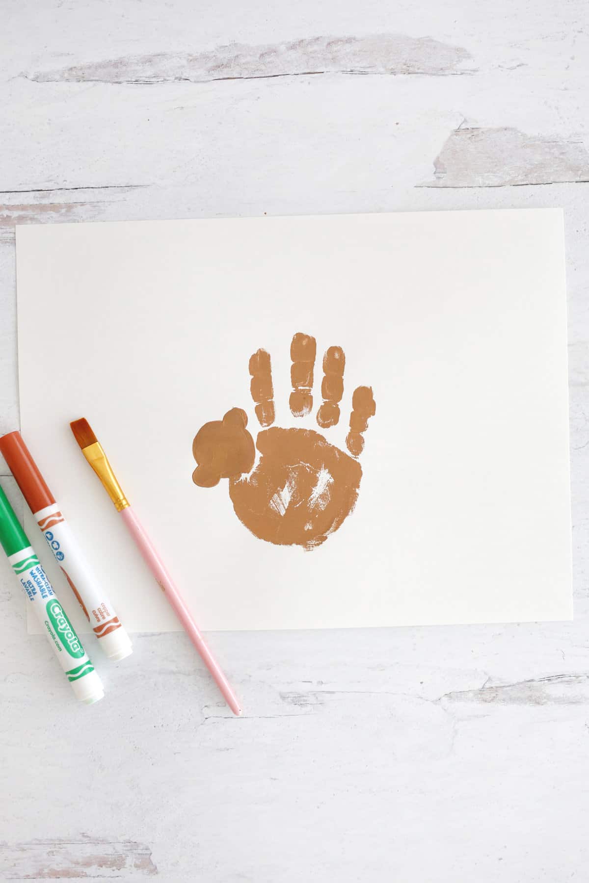 handprint monkey craft for kids