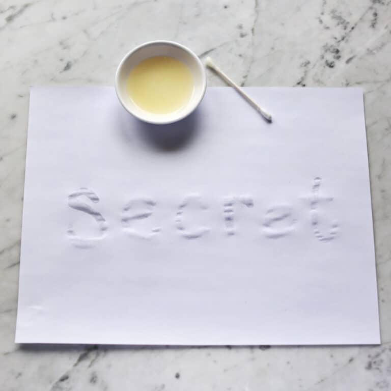Magic Ink Invisible Writing How To Make Invisible Ink - Childhood Magic