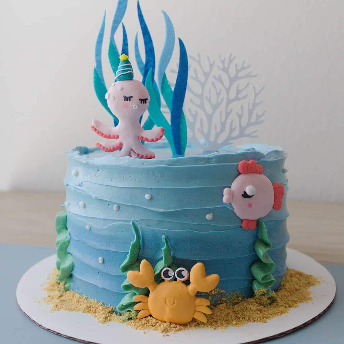 Marine themed Cake Topper Set Perfect Kids' Birthday Parties