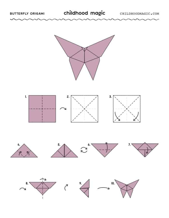 Origami Butterfly - Childhood Magic