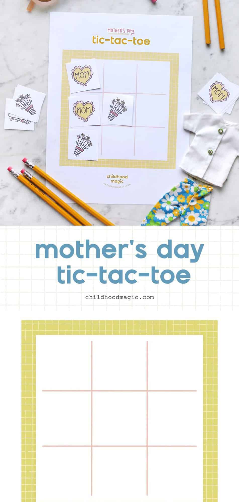 Mother's Day Tic-Tac-Toe - Childhood Magic
