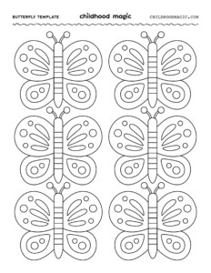 Butterfly Template - Childhood Magic