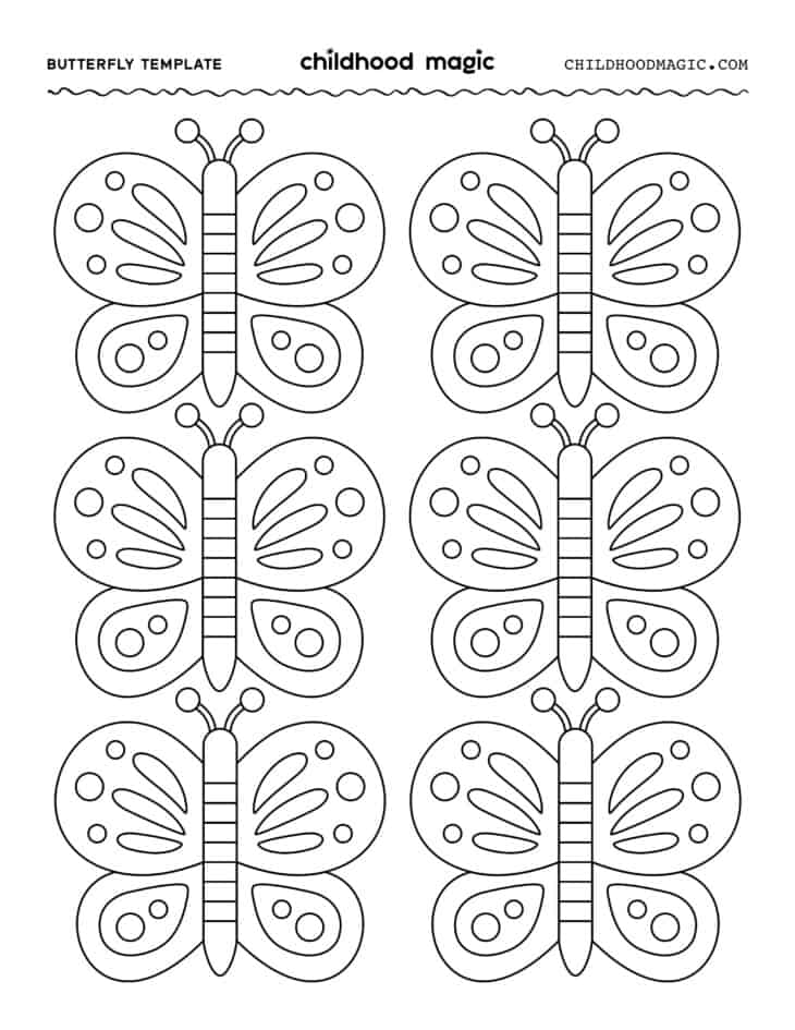 Butterfly Template - Childhood Magic