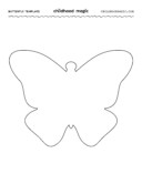 Butterfly Template - Childhood Magic