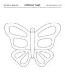 Butterfly Template - Childhood Magic