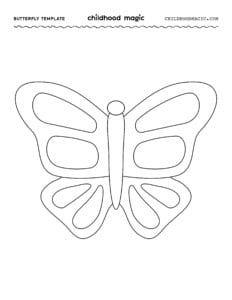 Butterfly Template - Childhood Magic