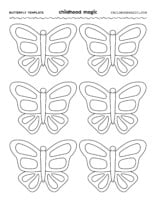 Butterfly Template - Childhood Magic
