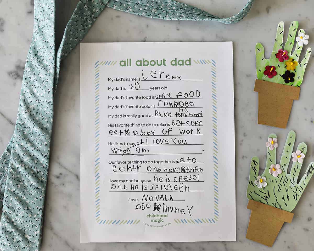 20 of the Best Father's Day Homemade Gifts - Preschool Inspirations