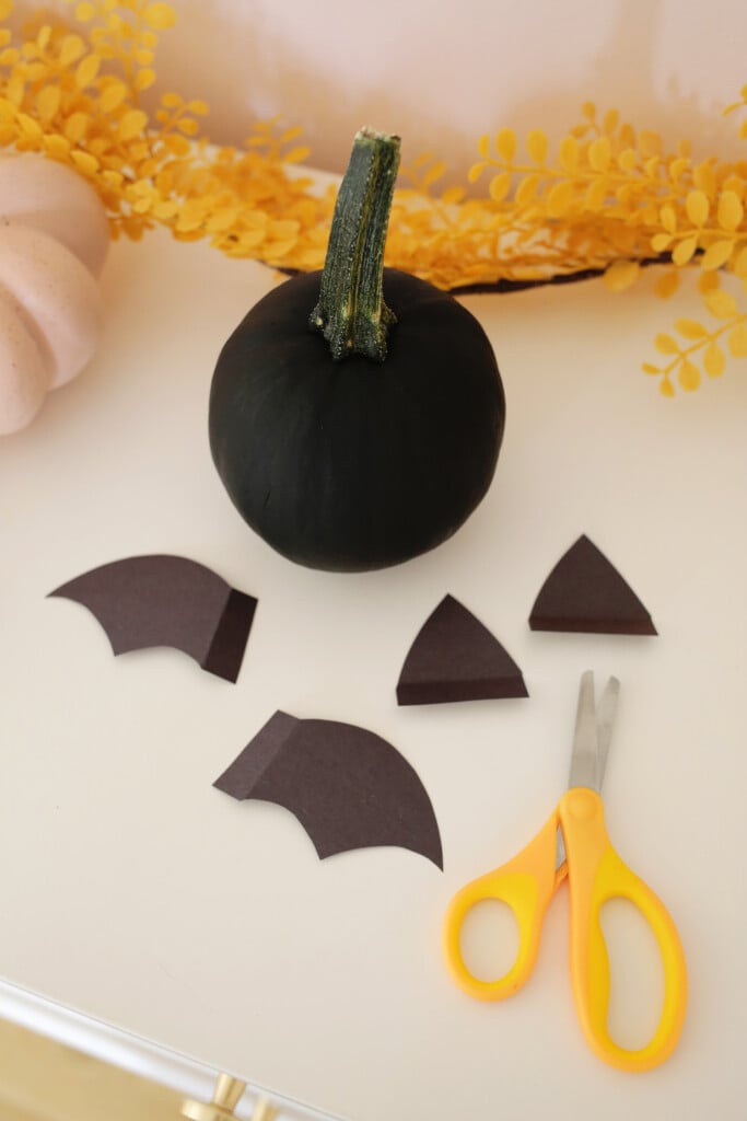 bat no carve pumpkin