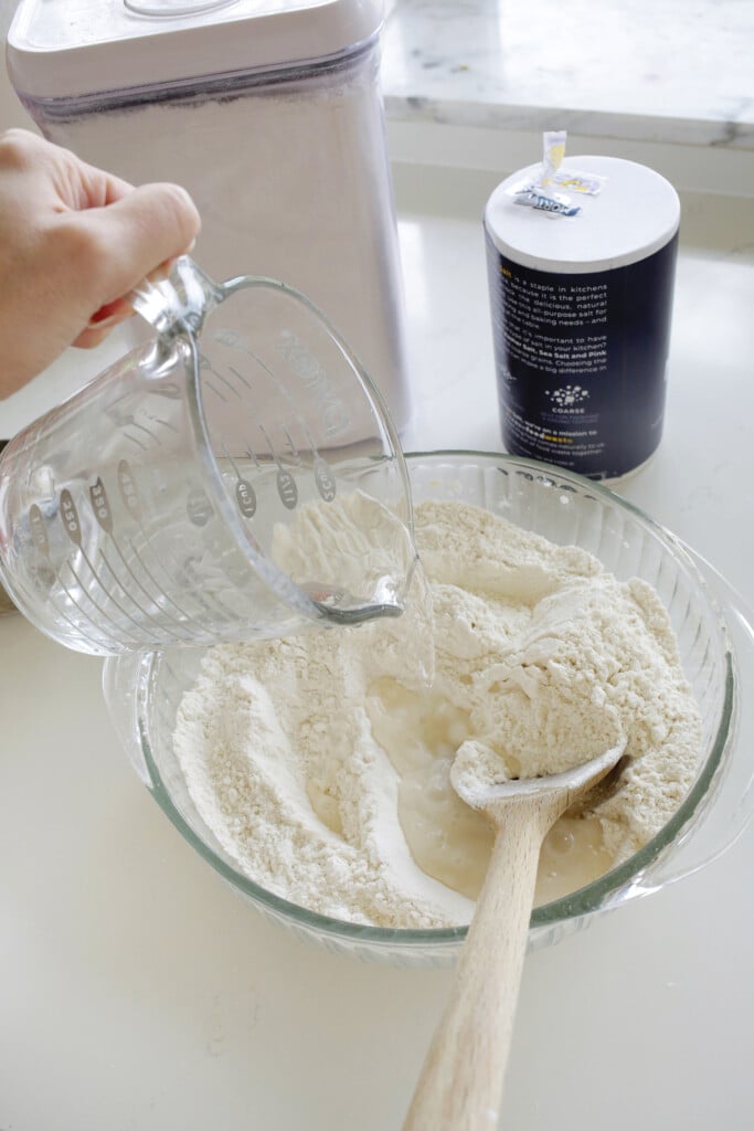 making salt dough for ornaments