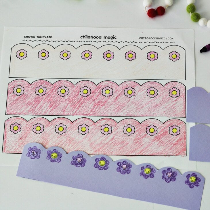 Printable Crown Template for Kids Childhood Magic