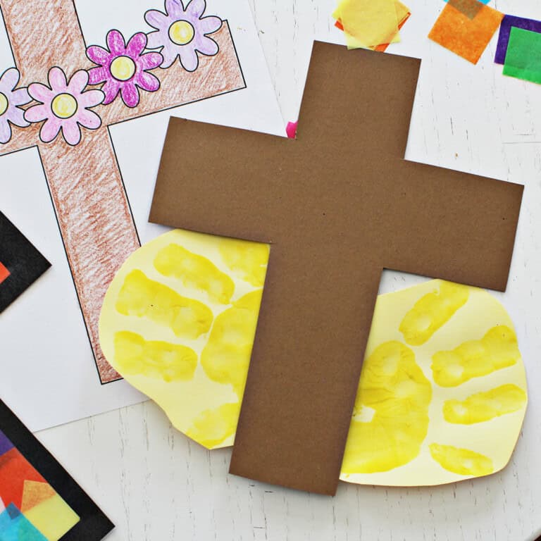 Cross Template- Free Printable - Childhood Magic