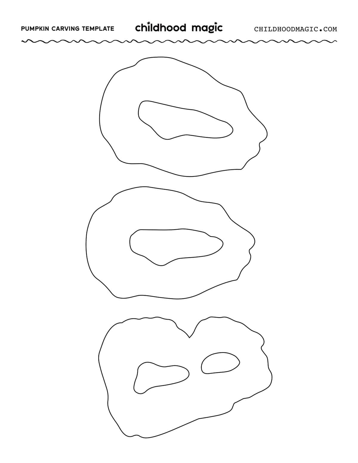 The word boo in a spooky font to be used as a pumpkin carving outline.