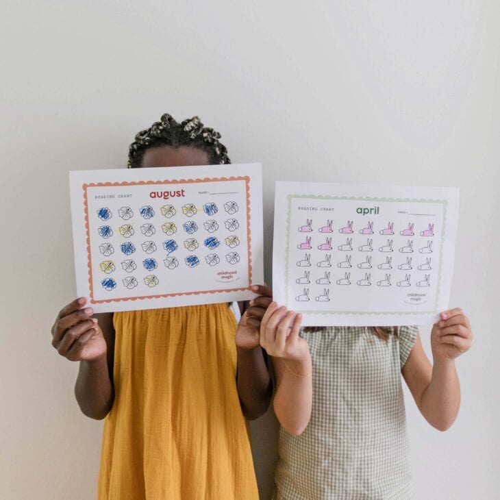 Free Printable Monthly Reading Charts and How to Use Them! - Childhood ...