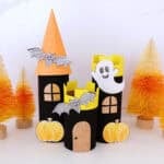 toilet paper roll haunted house