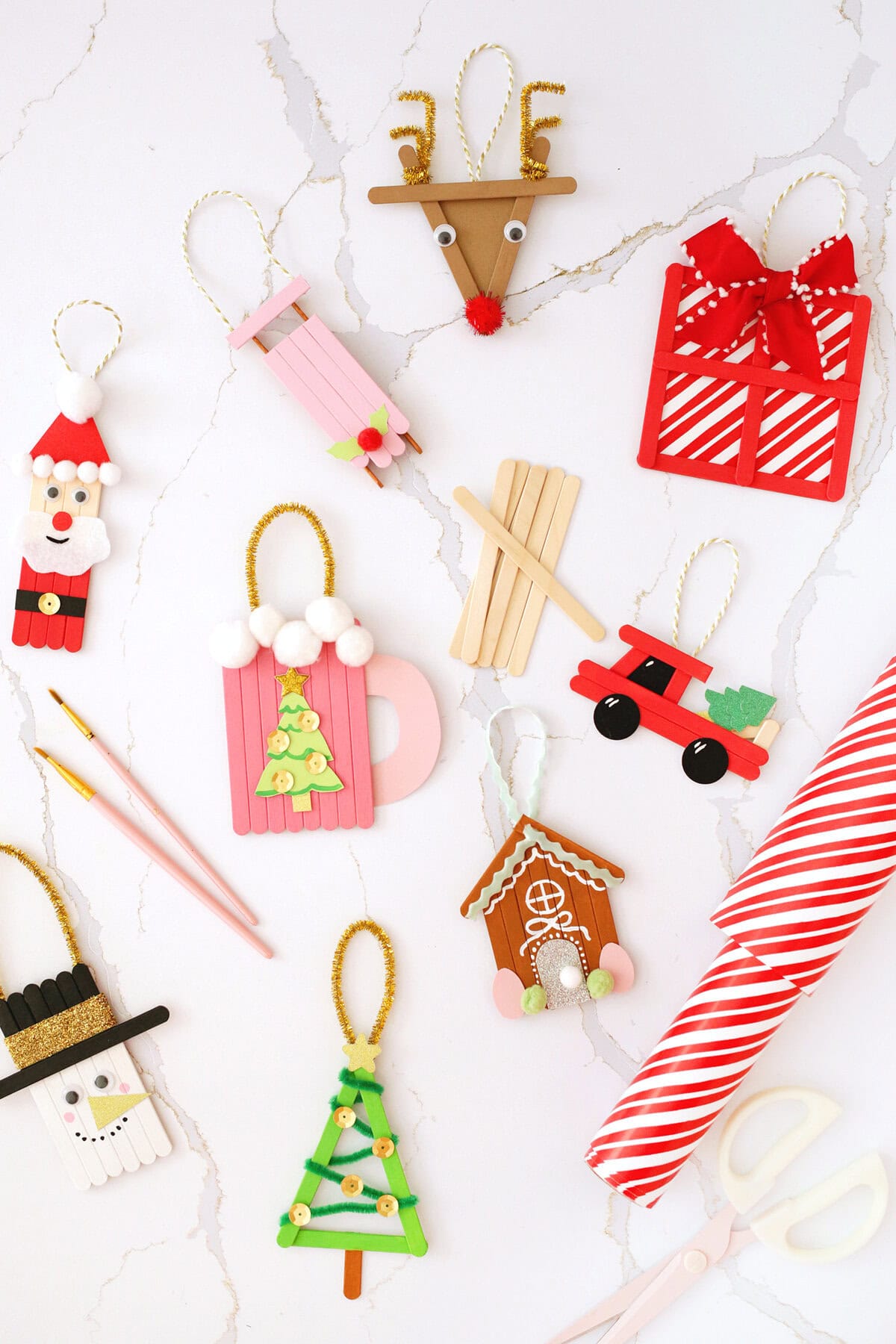 popsicle stick ornaments