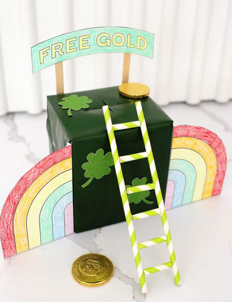 leprechaun trap for kids on st patrick's day