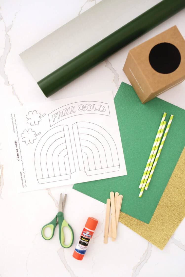 Easy Leprechaun Trap (with Free Printable!) Childhood Magic