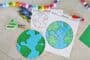 Planet Earth Printable Template - Childhood Magic