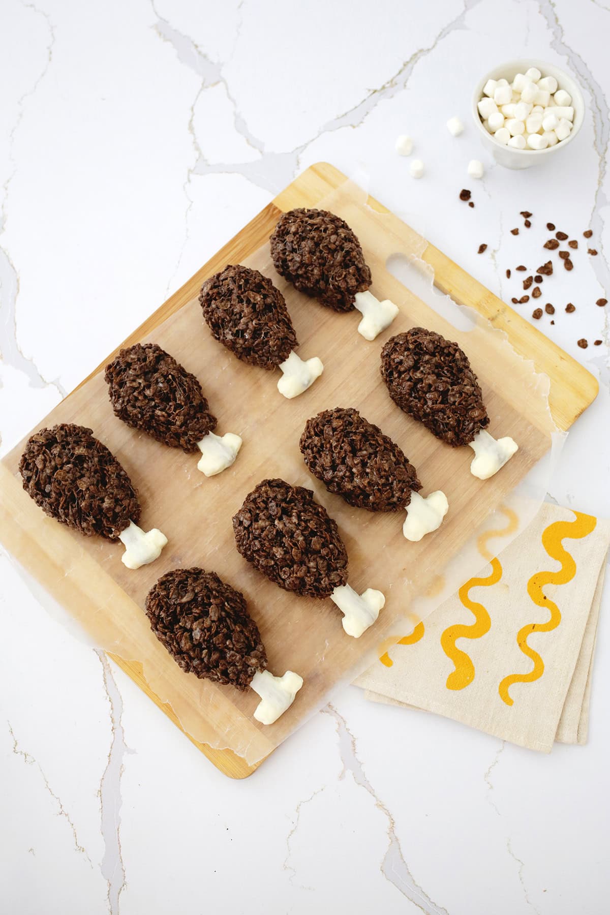 rice krispies turkey leg treat for thanksgiving